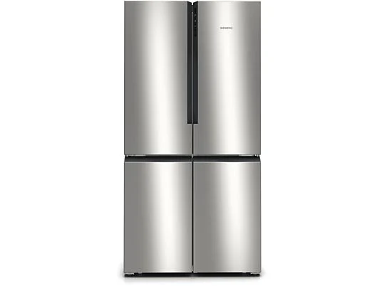 Frigorífico americano - Siemens KF96NVPEA, No Frost, 183 cm, 605 l, Cajón HyperFresh, SuperRefrigeración, Iluminación LED, Inox